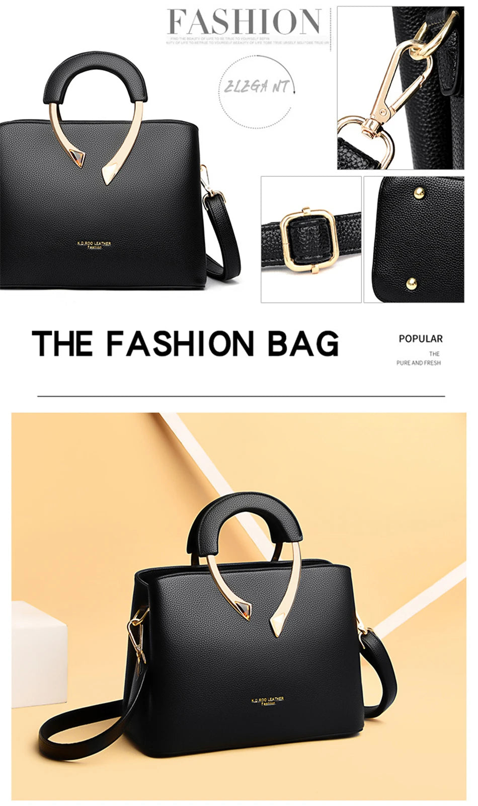 The Vanderwah Premium Leather Tote