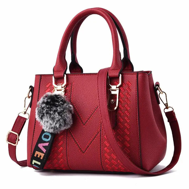 Women's Leather Handbag - Lovely