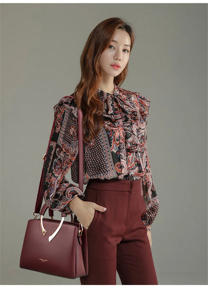 The Vanderwah Premium Leather Tote