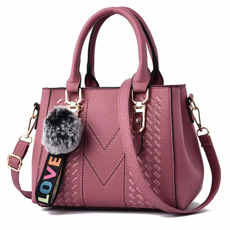 Women's Leather Handbag - Lovely