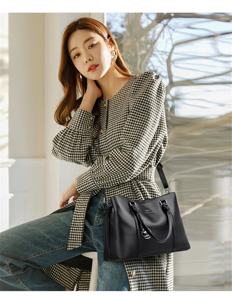 The Avenue Luxury Leather Crossbody