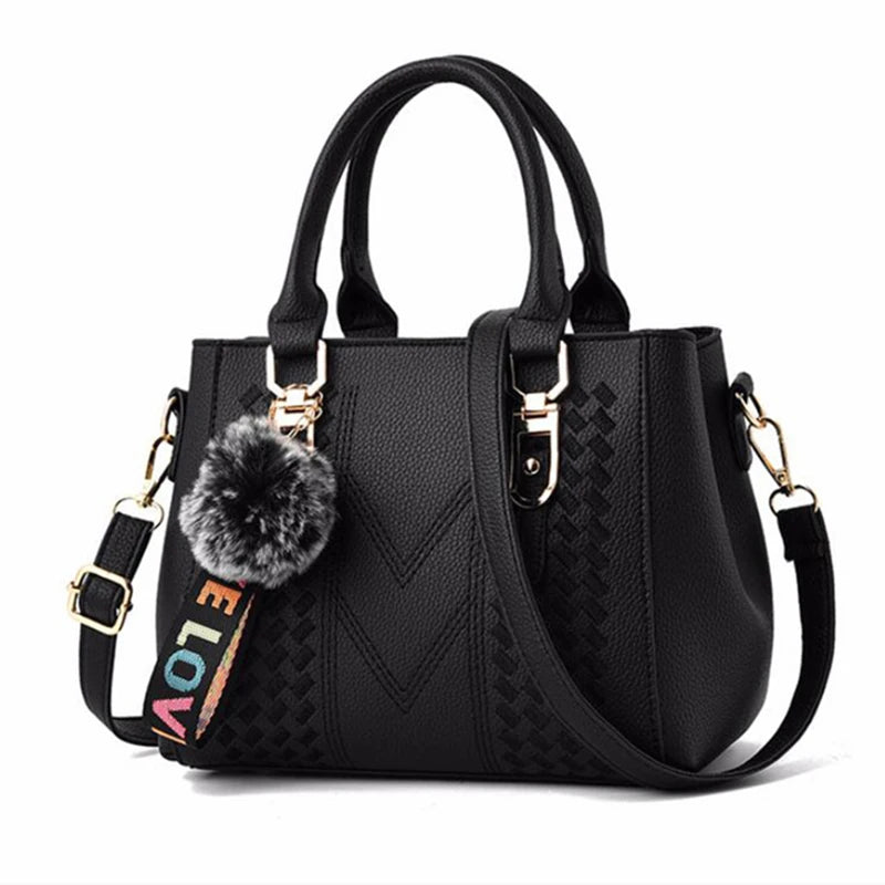 Women's Leather Handbag - Lovely