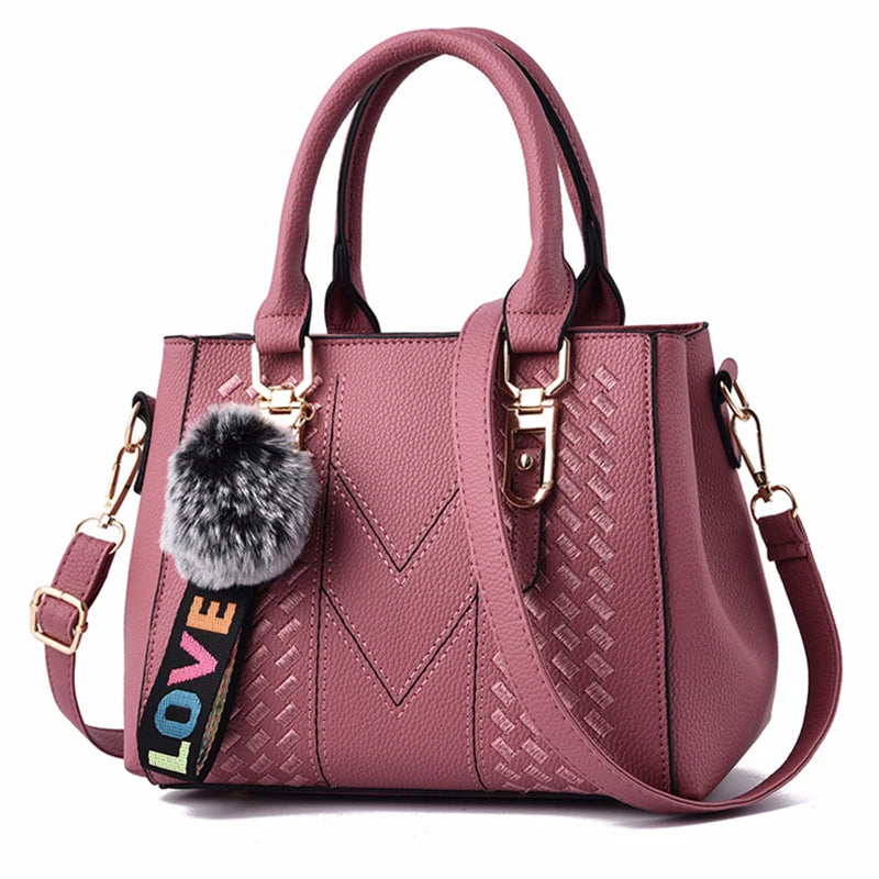 Women's Leather Handbag - Lovely