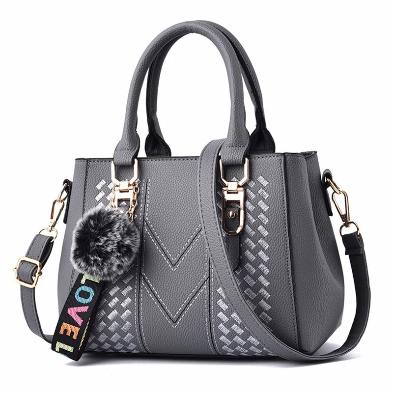 Women's Leather Handbag - Lovely