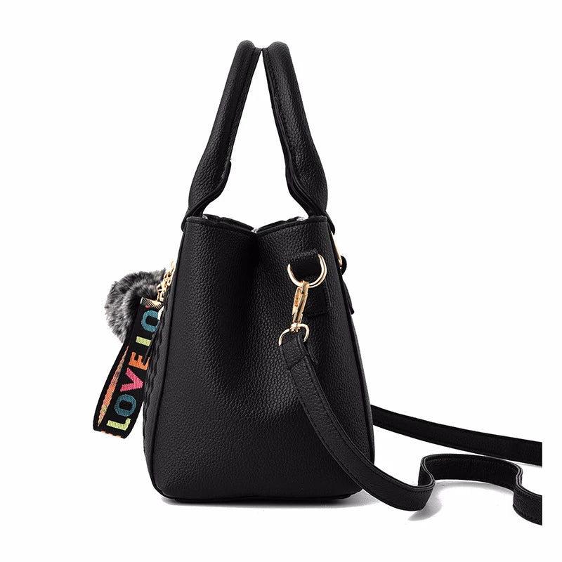 Women's Leather Handbag - Lovely