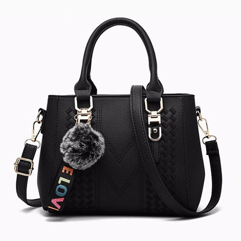 Women's Leather Handbag - Lovely