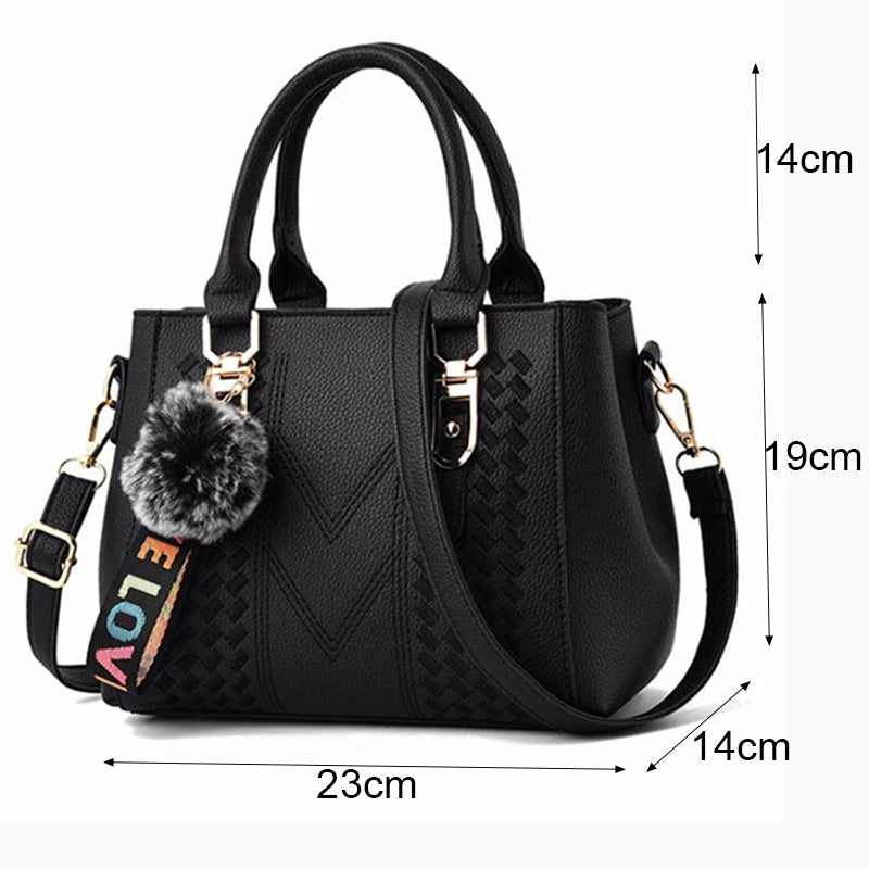 Women's Leather Handbag - Lovely