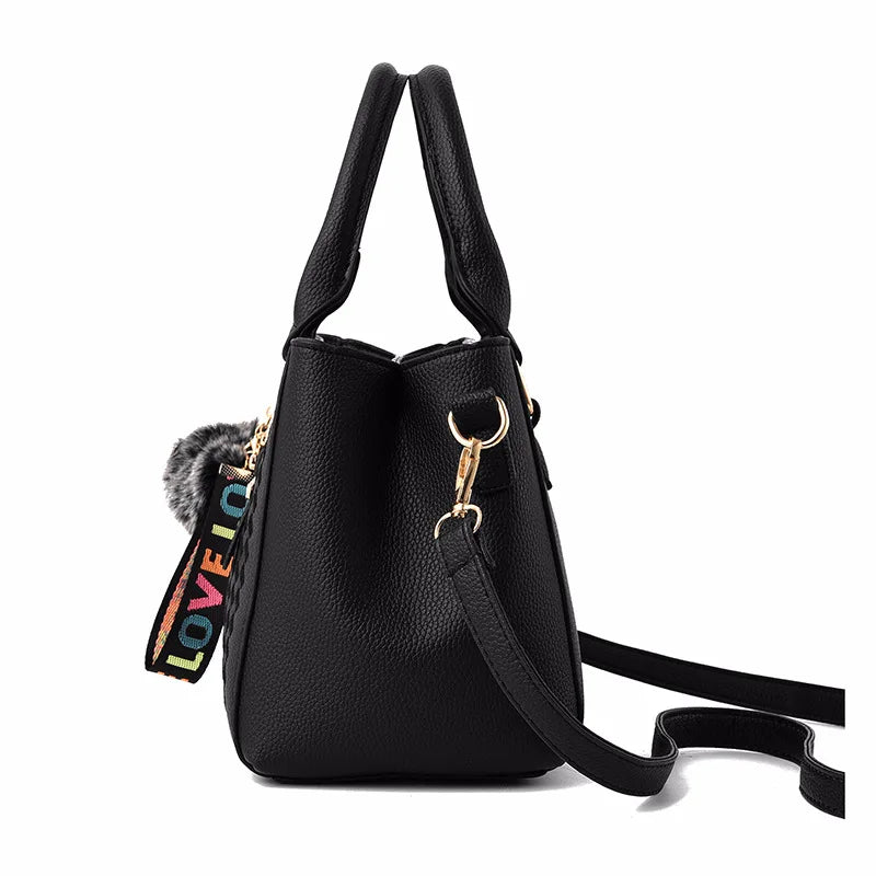 Women's Leather Handbag - Lovely