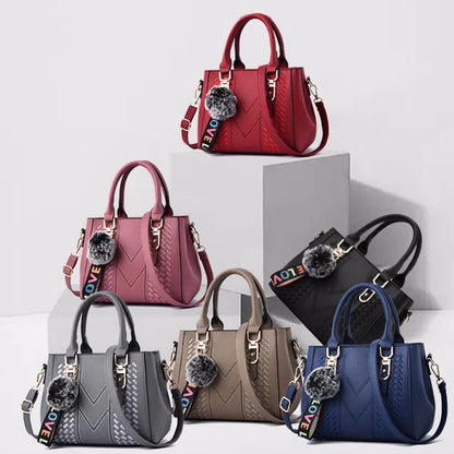 Women's Leather Handbag - Lovely