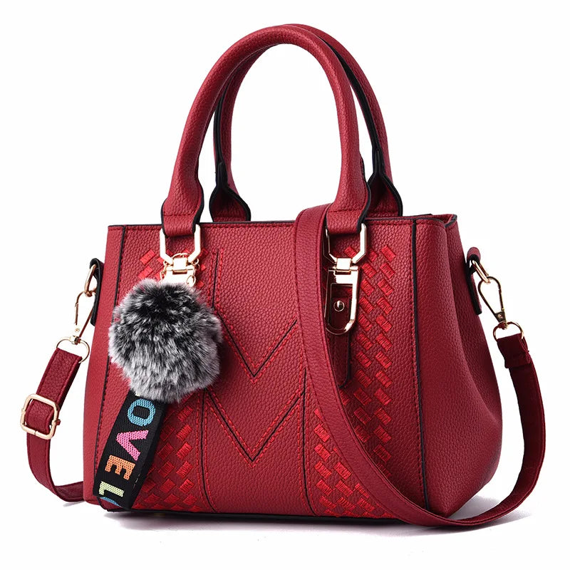 Women's Leather Handbag - Lovely