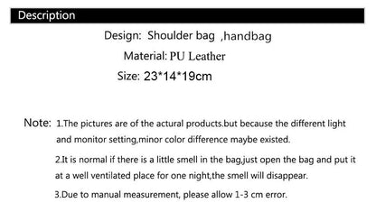 Women's Leather Handbag - Lovely