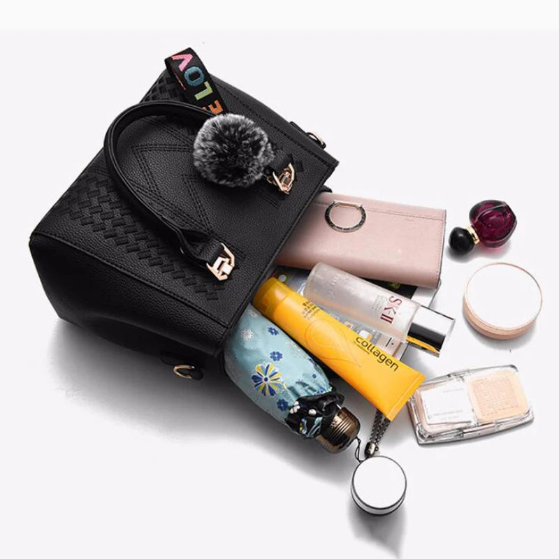 Women's Leather Handbag - Lovely