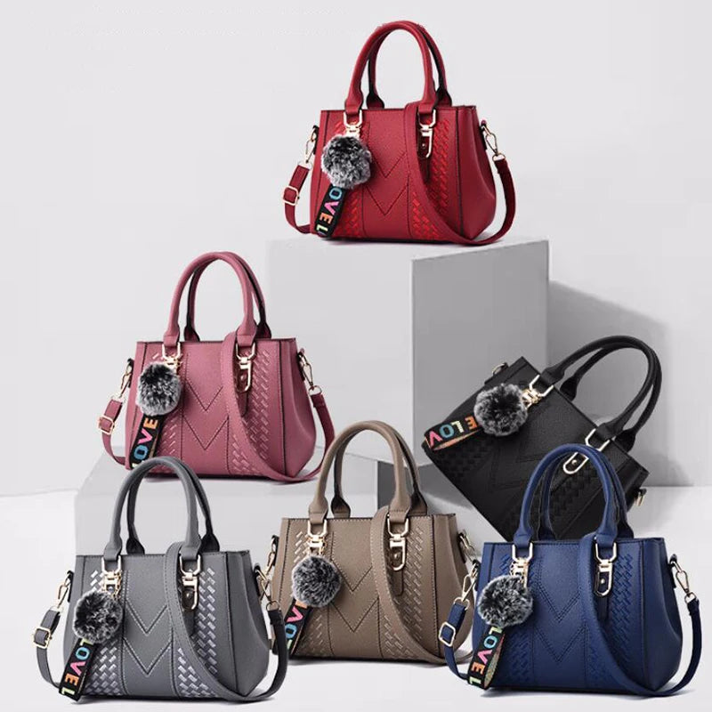 Women's Leather Handbag - Lovely