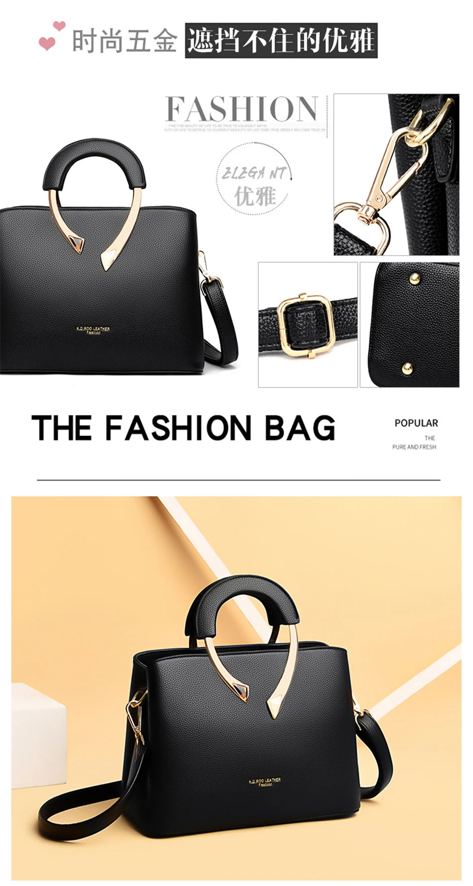 The Vanderwah Premium Leather Tote