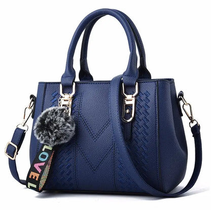 Women's Leather Handbag - Lovely