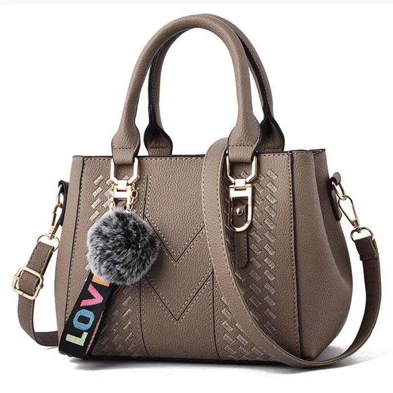 Women's Leather Handbag - Lovely