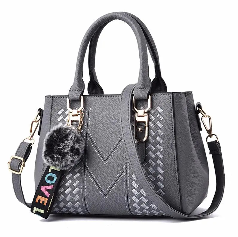 Women's Leather Handbag - Lovely