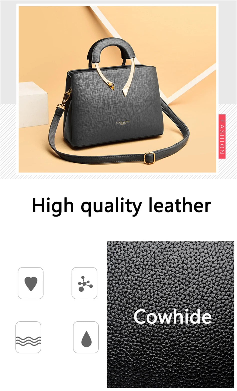 The Vanderwah Premium Leather Tote