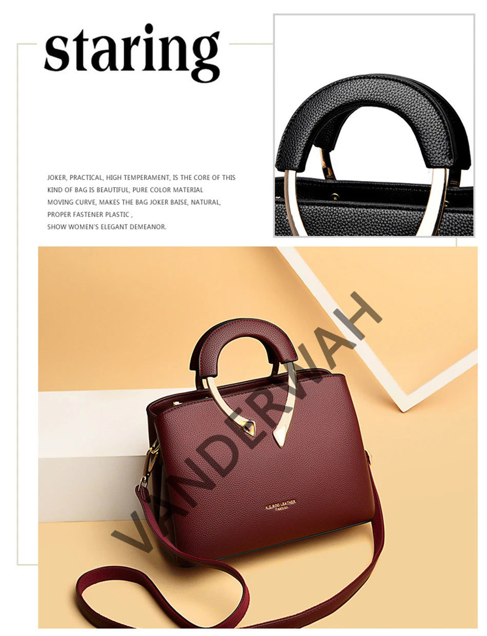 The Vanderwah Premium Leather Tote