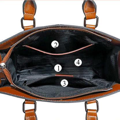 The Plaza Cowhide Leather Tote