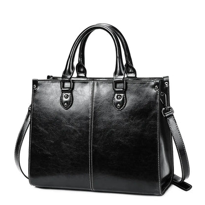 The Plaza Cowhide Leather Tote