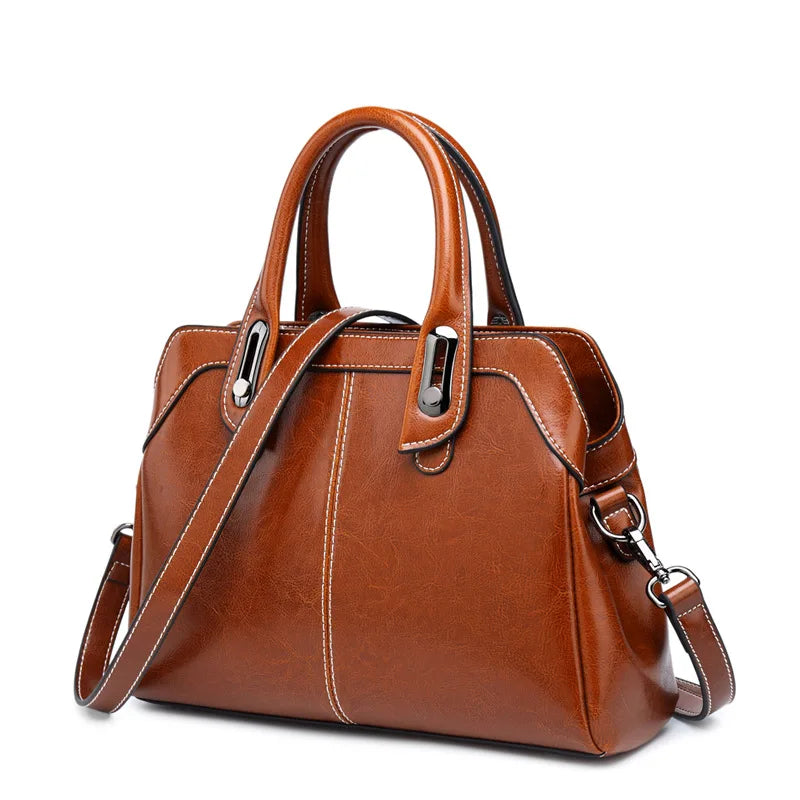 The Madison Oil Wax Leather Purse