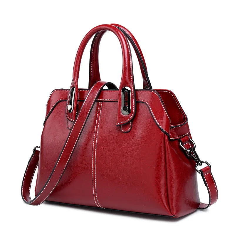 The Madison Oil Wax Leather Purse