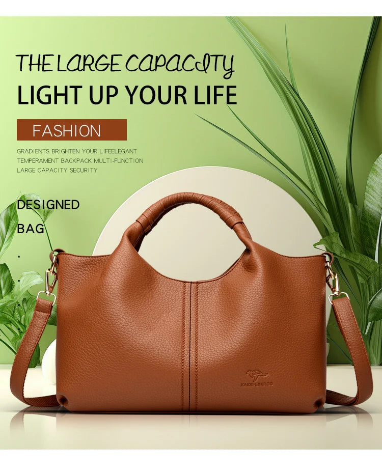 The Commuter Soft Leather Handbag