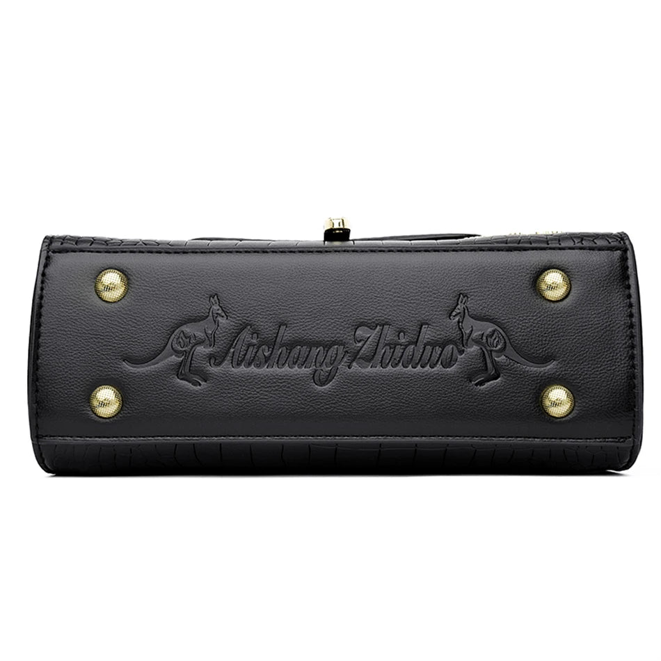 The Crocodile Leather Crossbody