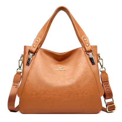 The Sovereign Leather Top-Handle Tote