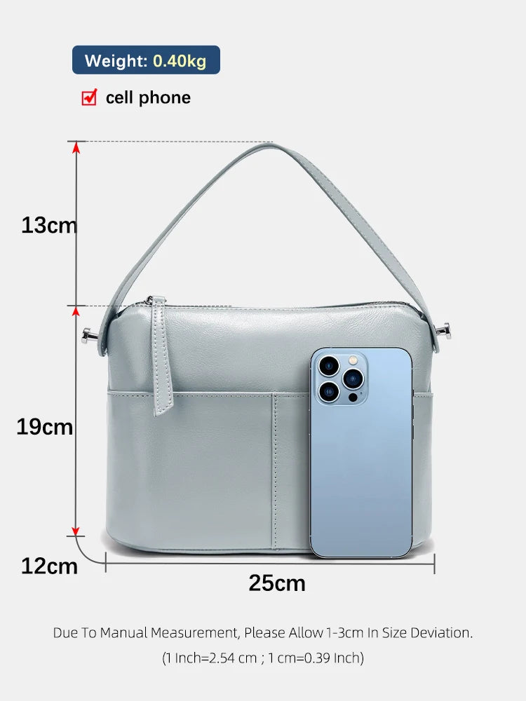 The Zency Black Top-Handle Bag