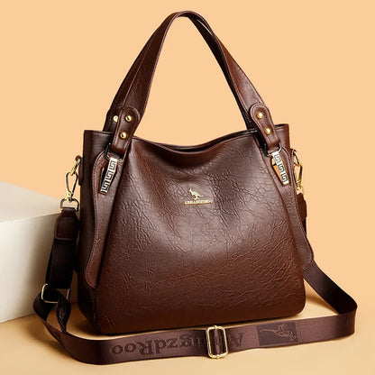 The Sovereign Leather Top-Handle Tote