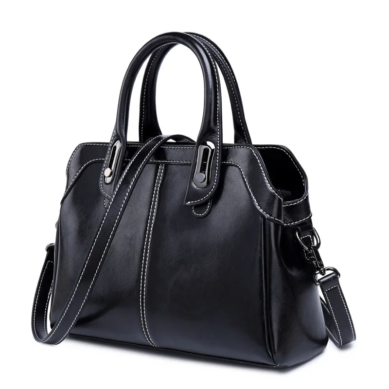 The Madison Oil Wax Leather Purse