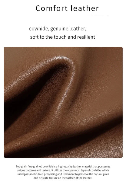The Minimalist Cowhide Messenger