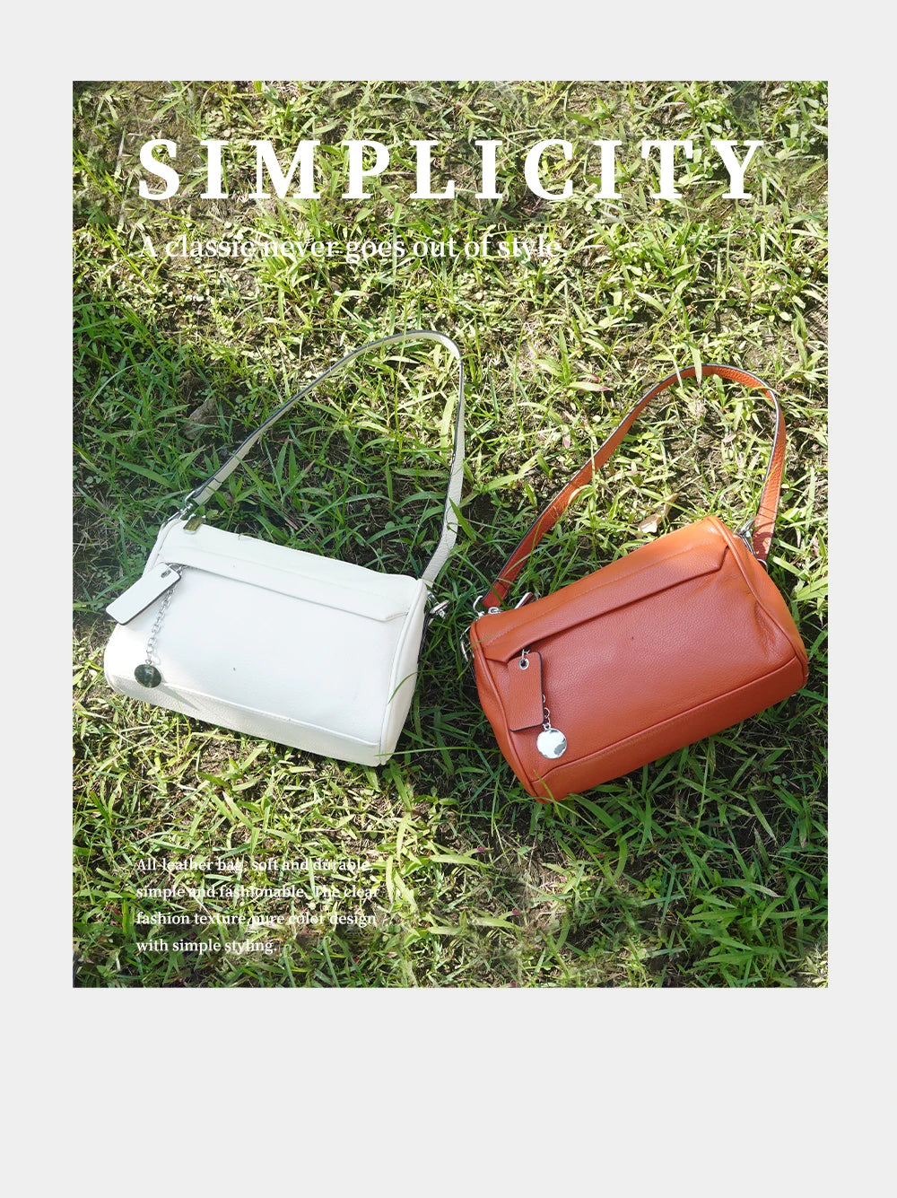 The Zency Leather Crossbody Bag