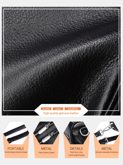 The Zency Leather Crossbody Bag
