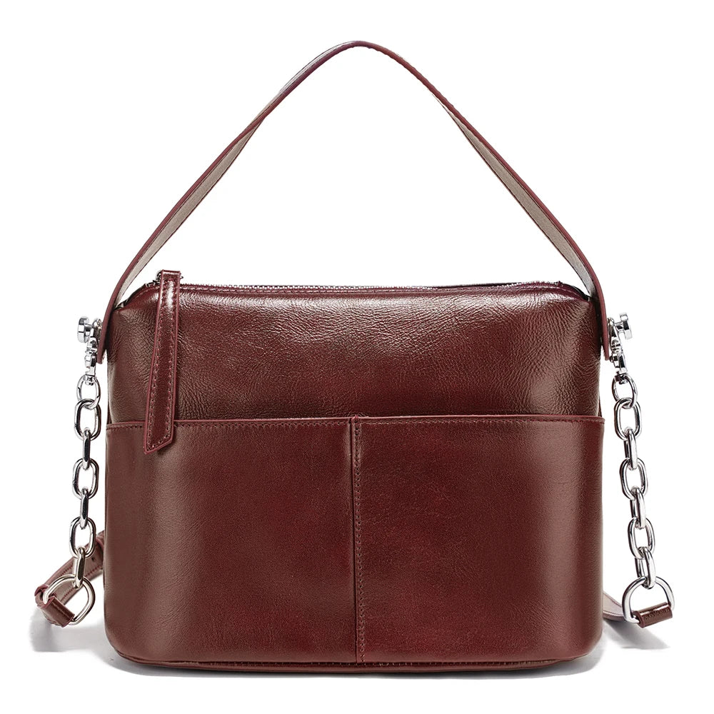 The Zency Black Top-Handle Bag