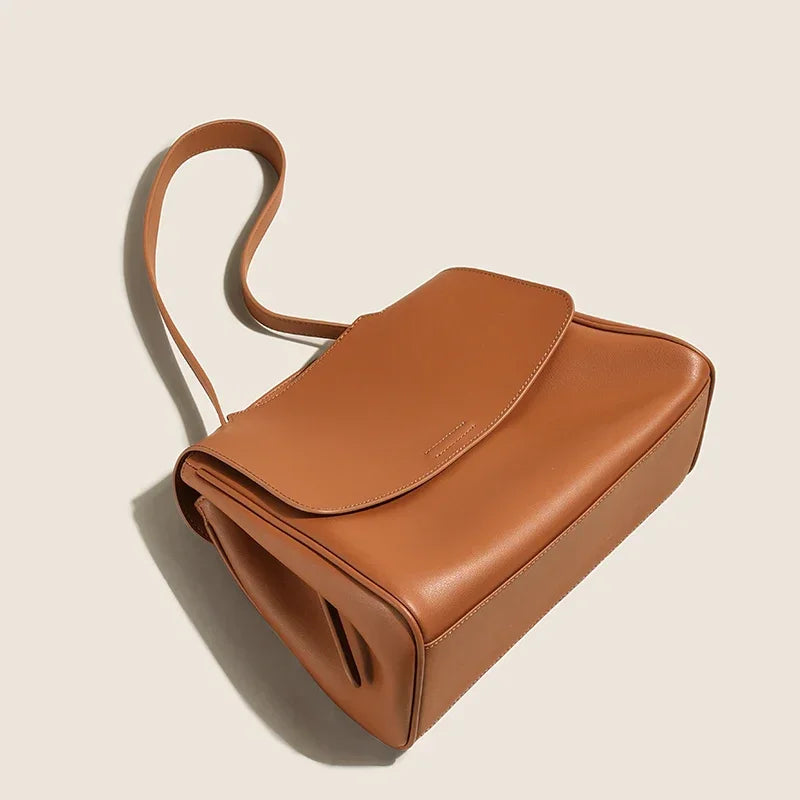 The Minimalist Cowhide Messenger