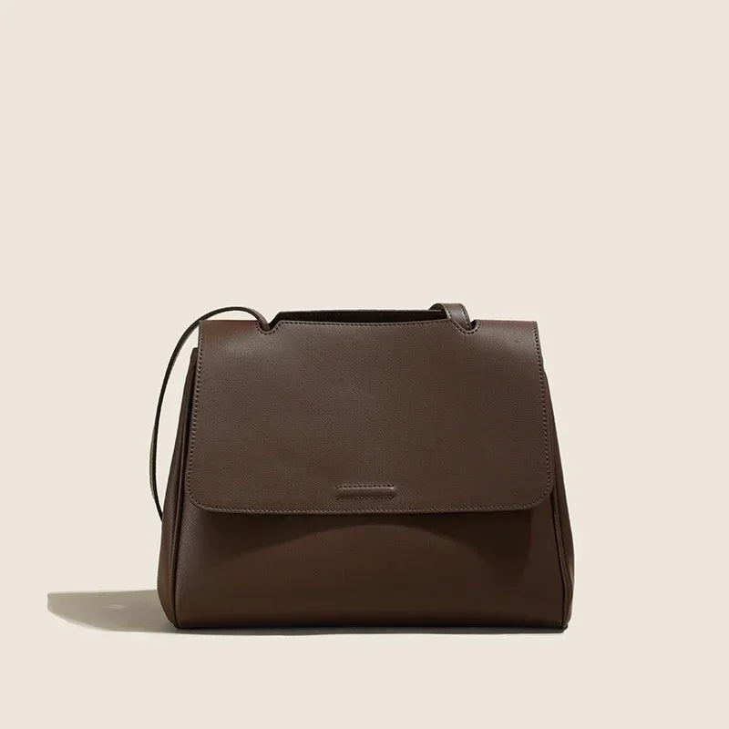 The Minimalist Cowhide Messenger