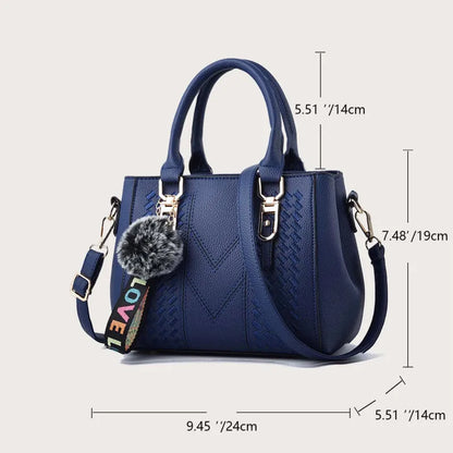 Women's Leather Handbag - Lovely