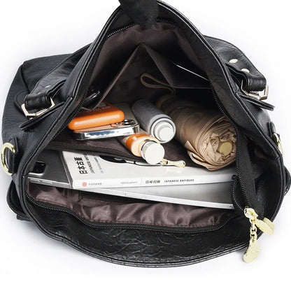 The Sovereign Leather Top-Handle Tote