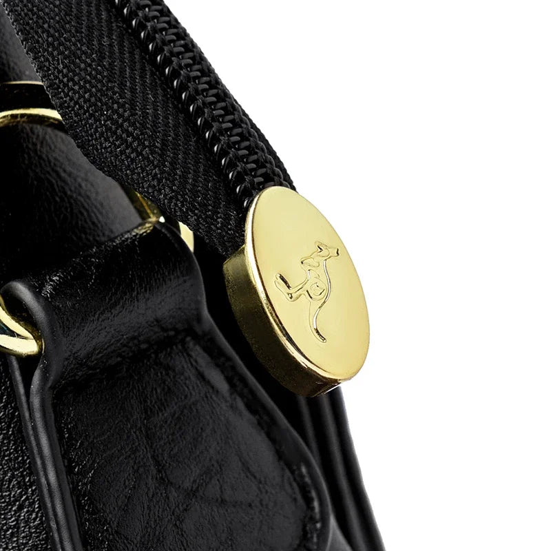 The Sovereign Leather Top-Handle Tote