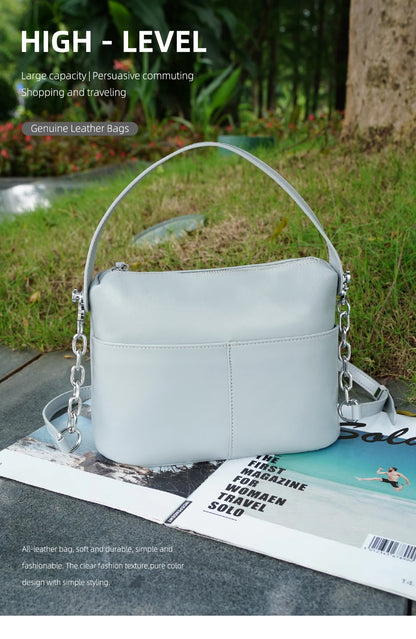 The Zency Black Top-Handle Bag