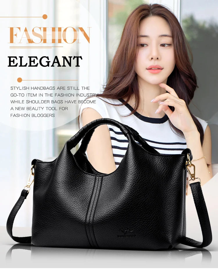 The Commuter Soft Leather Handbag
