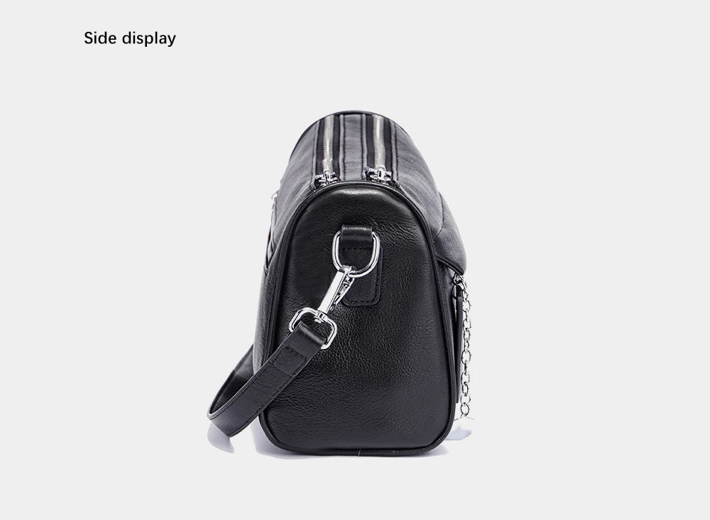 The Zency Leather Crossbody Bag