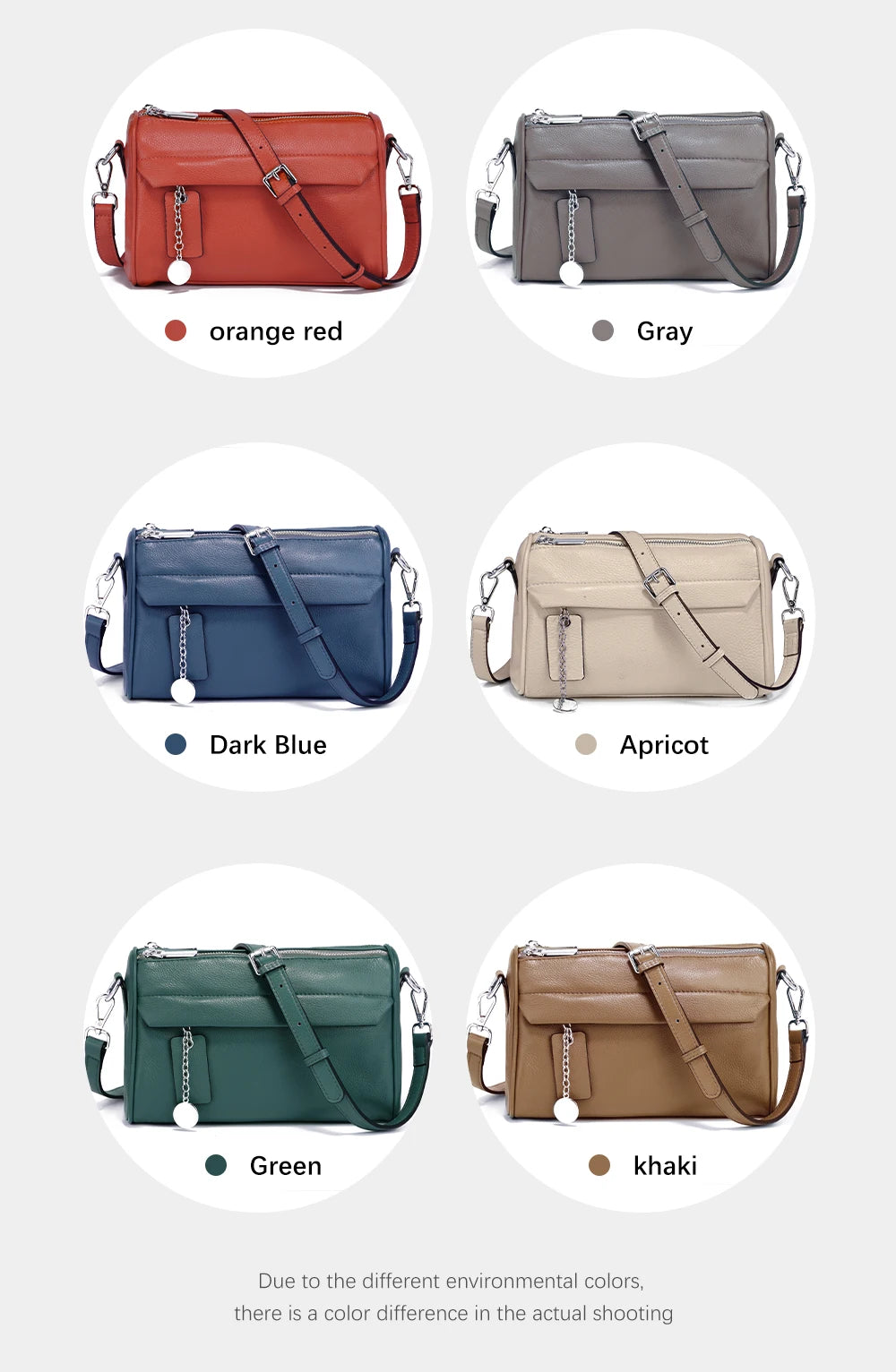 The Zency Leather Crossbody Bag