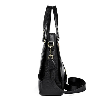 The Sovereign Leather Top-Handle Tote