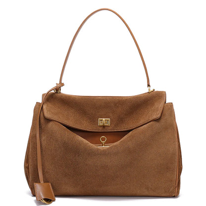 The Heritage Large Suede Tote