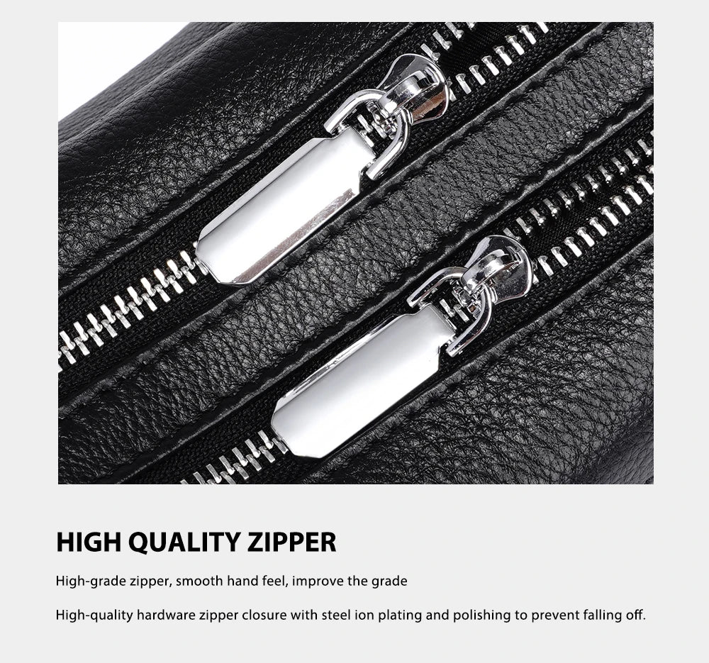 The Zency Leather Crossbody Bag