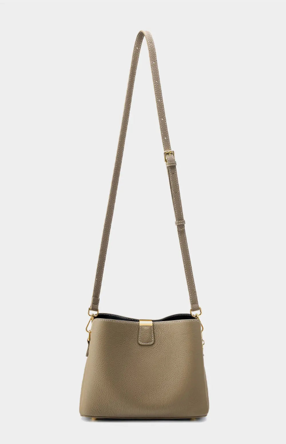 The Madison Genuine Leather Bucket Bag
